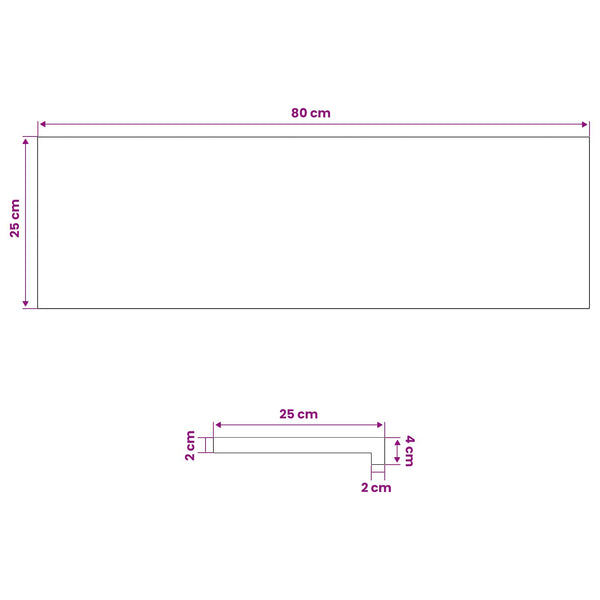 Portaiden päällysteet 16 kpl 80 x 25 x 2 cm Tumma ruskea