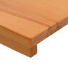 Portaiden päällysteet 20 kpl 90 x 25 x 2 cm Vaaleanruskea