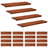 Portaiden päällysteet 20 kpl 100 x 30 x 2 cm Ruskea
