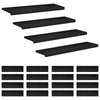 Portaiden päällysteet 20 kpl 90 x 25 x 2 cm Musta