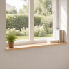 Ikkunalautaset 2 kpl Luonnollinen 110 x 20 x 2 cm