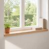 Ikkunalautaset 2 kpl Luonnollinen 100 x 25 x 2 cm