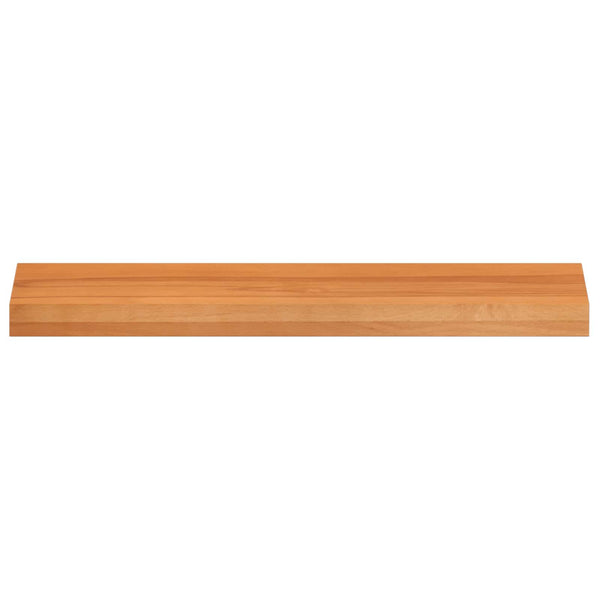 Ikkunalautaset 2 kpl Vaaleanruskea 80x 20 x 2 cm Kiinteä pyökki
