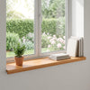 Ikkunalautaset 2 kpl Vaaleanruskea 90 x 40 x 2 cm