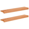 Ikkunalautaset 2 kpl Lakka 80x 15 x 2 cm Kiinteä pyökki