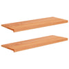Ikkunalautaset 2 kpl Lakatut 110 x 40 x 2 cm Kiinteä pyökki