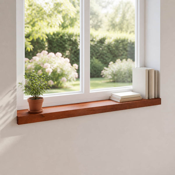 Ikkunalautaset 2 kpl Ruskea 70 x 20 x 2 cm Kiinteä pyökki