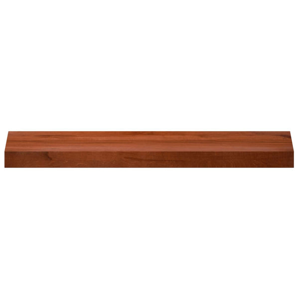 Ikkunalautaset 2 kpl Ruskea 80x 20 x 2 cm Kiinteä pyökki
