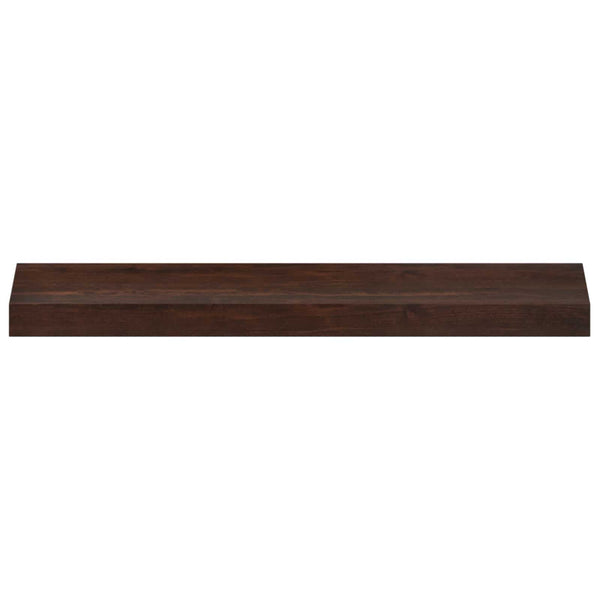 Ikkunalautaset 2 kpl Tumma ruskea 70 x 15 x 2 cm Kiinteä pyökki