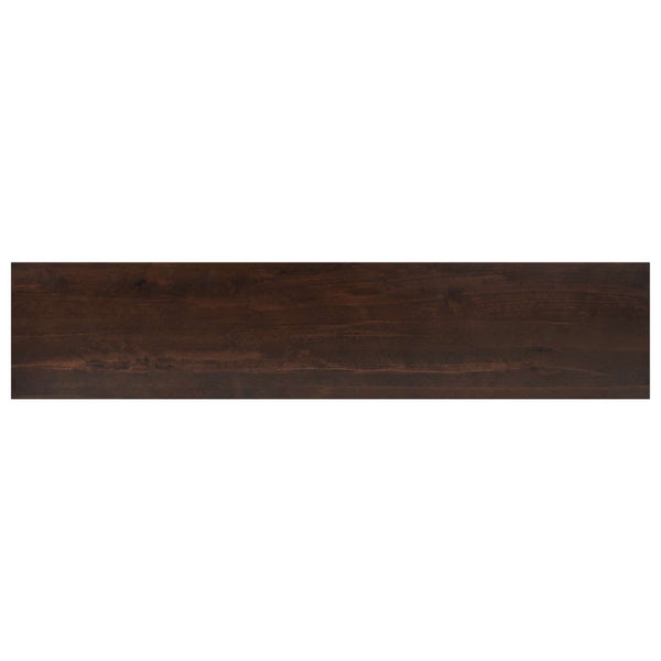 Ikkunalautaset 2 kpl Tumma ruskea 80x 15 x 2 cm Kiinteä pyökki