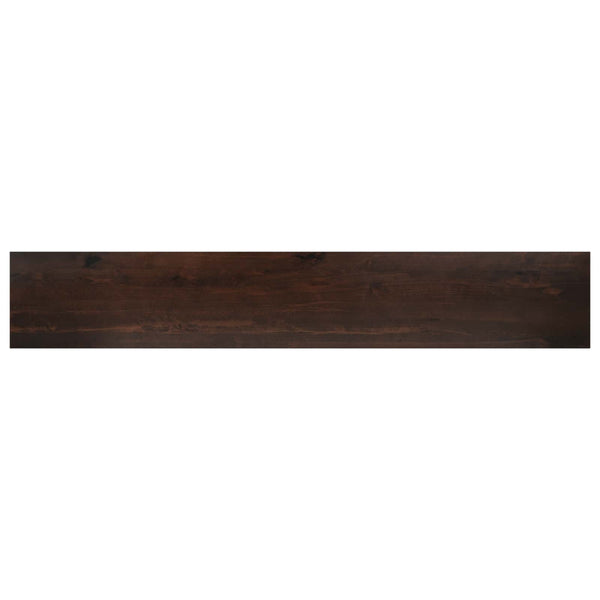 Ikkunalautaset 2 kpl Tumma ruskea 90 x 20 x 2 cm Kiinteä pyökki