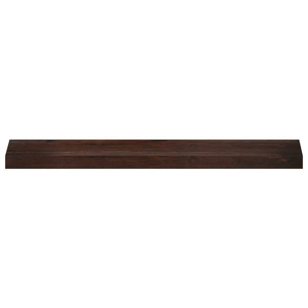 Ikkunalautaset 2 kpl Tumma ruskea 100 x 20 x 2 cm