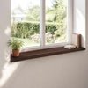 Ikkunalautaset 2 kpl Tumma ruskea 110 x 25 x 2 cm