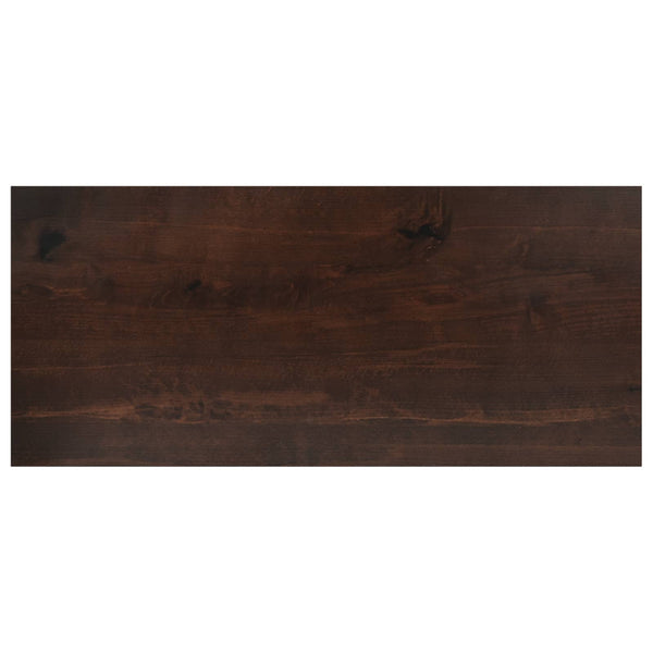 Ikkunalautaset 2 kpl Tumma ruskea 100 x 40 x 2 cm