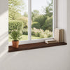 Ikkunalautaset 2 kpl Tumma ruskea 110 x 40 x 2 cm