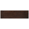 Ikkunalautaset 2 kpl Tumma ruskea 140 x 40 x 2 cm