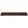 Ikkunalautaset 2 kpl Tumma ruskea 160 x 40 x 2 cm