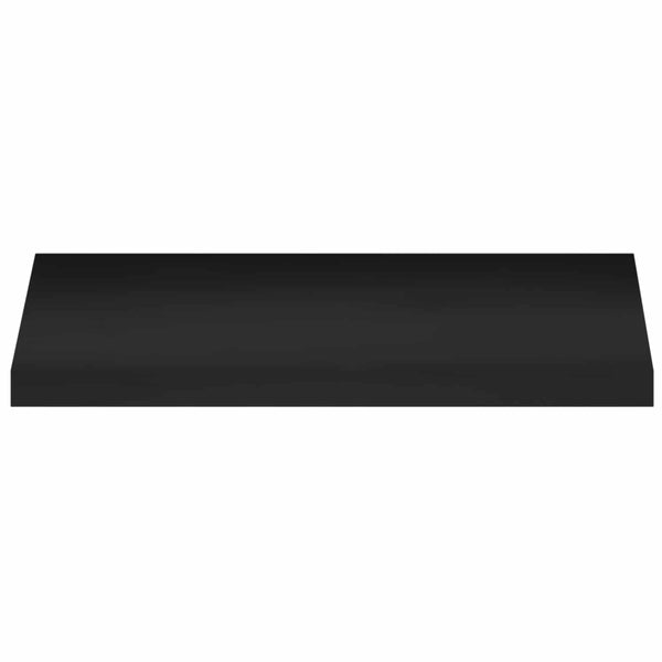 Ikkunalautaset 2 kpl Musta 80x 40 x 2 cm Kiinteä pyökki