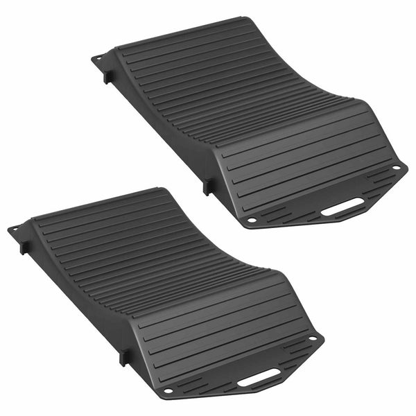 Renkaiden säästäjät 2 kpl Musta 44 x 20 x 4 cm PP