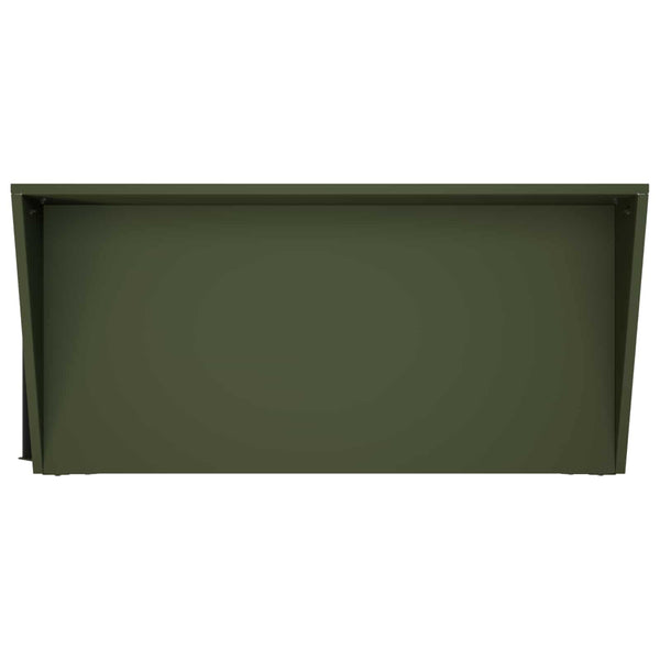 Istutuspöytä pyörillä 96 x 50 x 89 cm Kylmävalssattu teräs