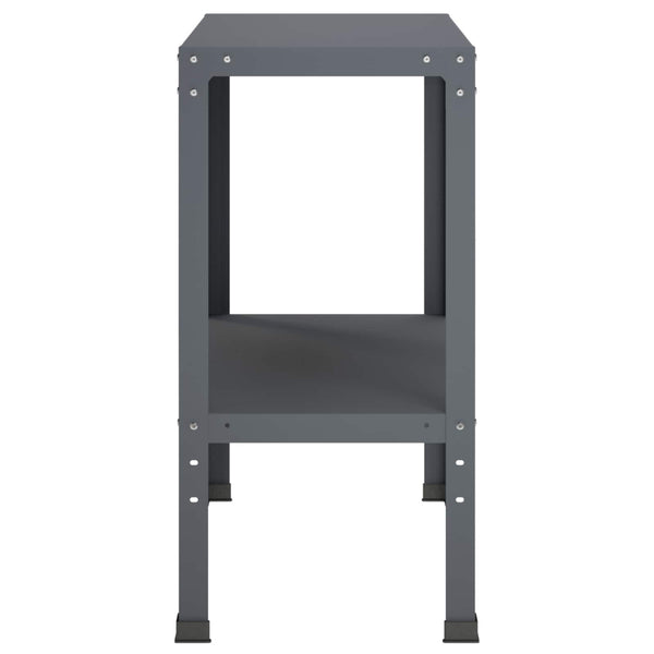 Istutuspöytä 60 x 40 x 80 cm Jauhemaalattu Teräs Antrasiitti