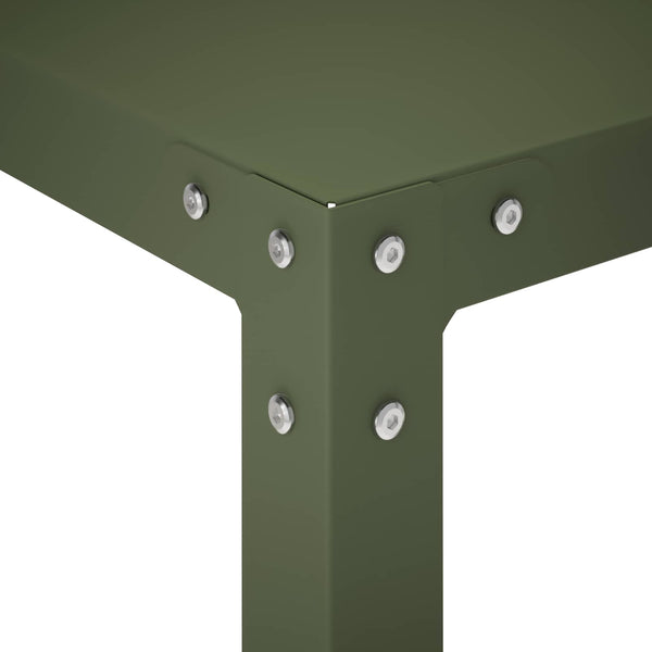 Istutuspöytä 60 x 50 x 104 cm Jauhemaalattu Teräs Oliivinvihreä