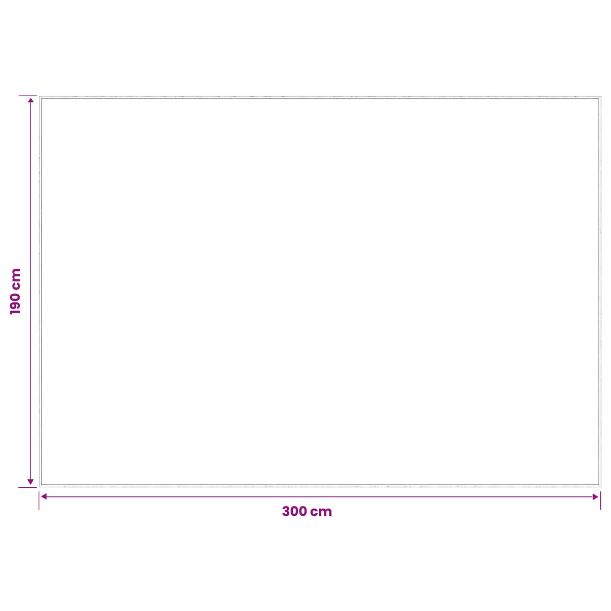 Matto Kerma 190 x 300 cm 100% polyesteri 3 mm Käytettävää