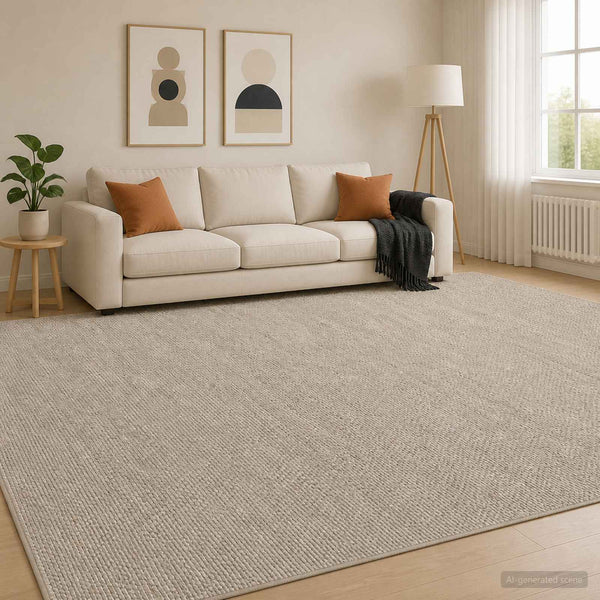 Matto Beige 300 x 400 cm 100% polyesteri 3 mm Käytettävää