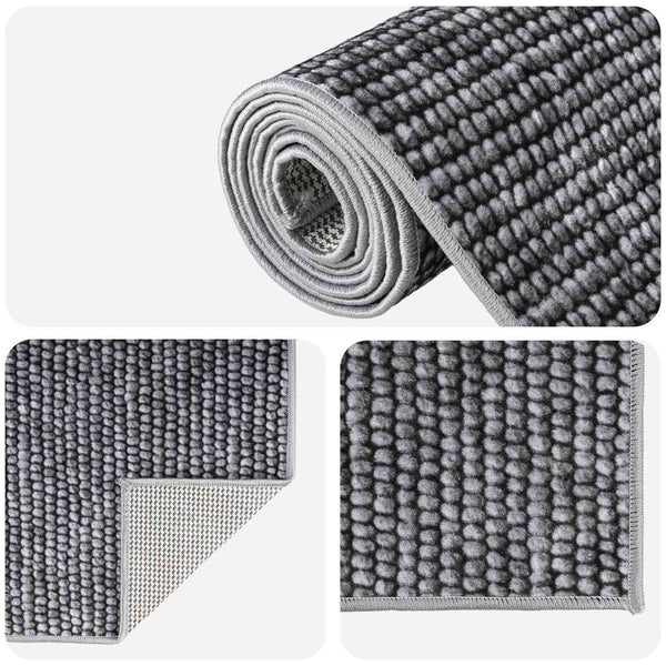 Matto Antrasiitti 80 x 200 cm 100% polyesteri 3 mm Käytettävää
