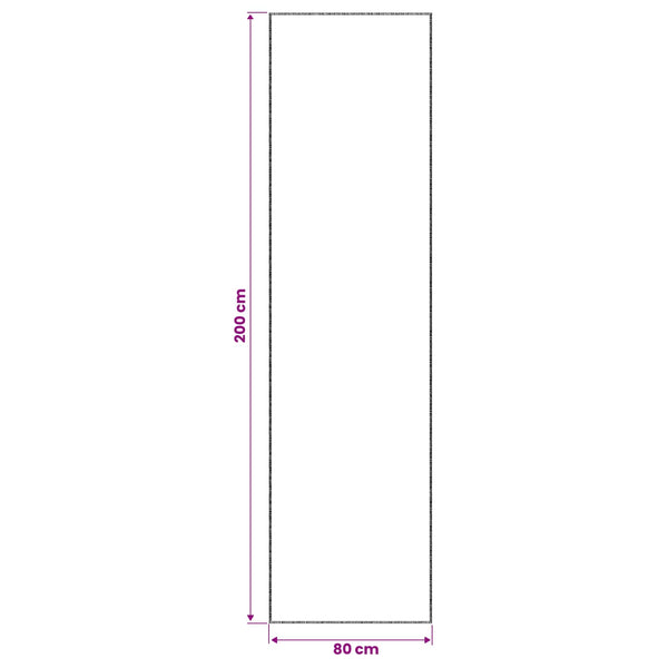 Matto Antrasiitti 80 x 200 cm 100% polyesteri 3 mm Käytettävää