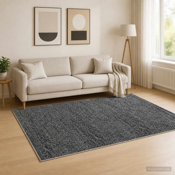 Matto Antrasiitti 160 x 230 cm 100% polyesteri 3 mm Käytettävää