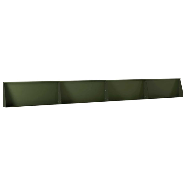 Pato 4 kpl 100 x 12 x 30 cm Teräs Oliivinvihreä