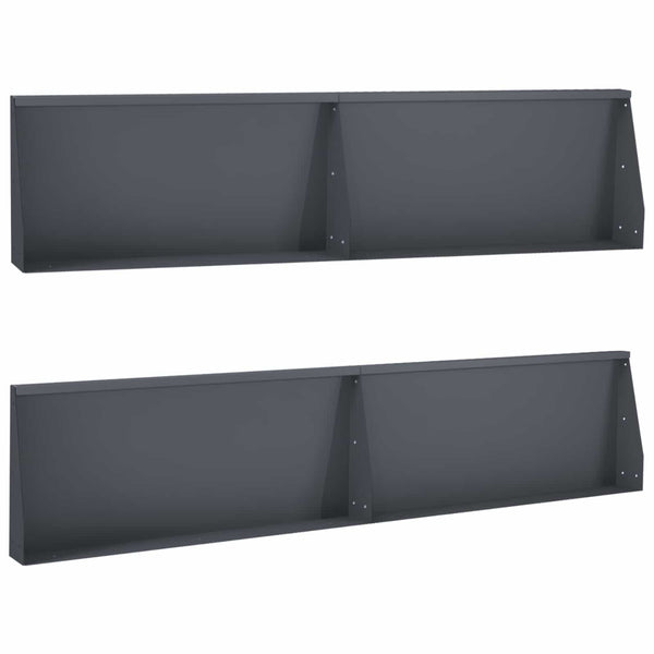 Pato 4 kpl 100 x 12 x 40 cm Teräs Antrasiitti
