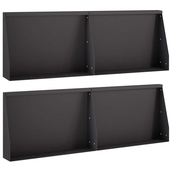Pato 4 kpl 60 x 12 x 30 cm Teräs Musta
