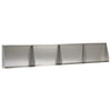 Pato 4 kpl 60 x 12 x 30 cm Ruostumaton teräs Hopea