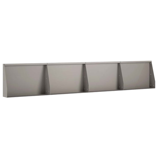 Pato 4 kpl 60 x 12 x 30 cm Säänkestävä teräs Ruosteinen