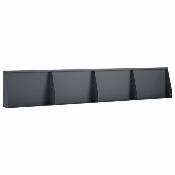 Pato 4 kpl 60 x 12 x 40 cm Teräs Antrasiitti