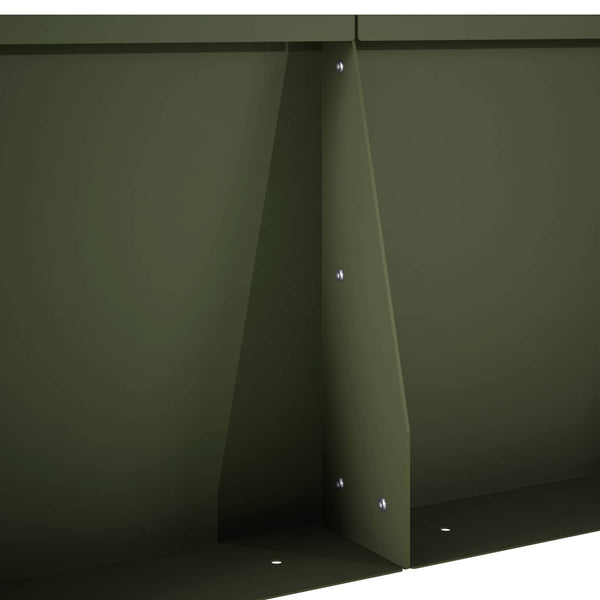 Pato 4 kpl 60 x 12 x 40 cm Teräs Oliivinvihreä