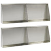 Pato 4 kpl 60 x 12 x 40 cm Ruostumaton teräs Hopea