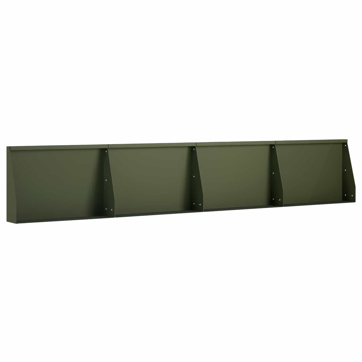Pato 4 kpl 60 x 12 x 50 cm Teräs Oliivinvihreä