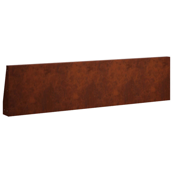 Pato 4 kpl 80 x 12 x 30 cm Säänkestävä teräs Ruosteinen