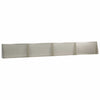 Pato 4 kpl 80 x 12 x 40 cm Ruostumaton teräs Hopea