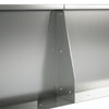 Pato 4 kpl 80 x 12 x 40 cm Galvanoitu teräs Hopea