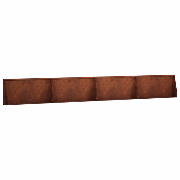 Pato 4 kpl 80 x 12 x 40 cm Säänkestävä teräs Ruosteinen