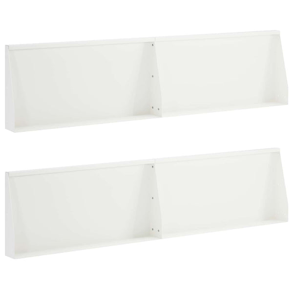Pato 4 kpl 80 x 12 x 50 cm Teräs valkoinen