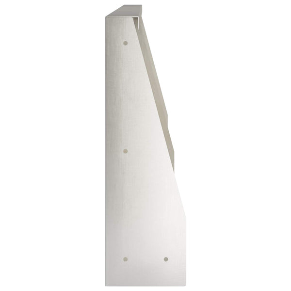 Pato 4 kpl 80 x 12 x 50 cm Ruostumaton teräs Hopea
