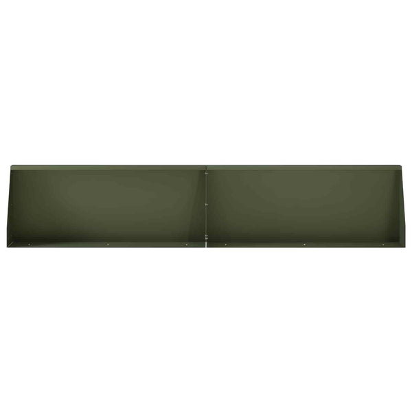 Pato 6 kpl 100 x 12 x 30 cm Teräs Oliivinvihreä