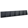 Pato 6 kpl 40 x 12 x 40 cm Teräs Antrasiitti