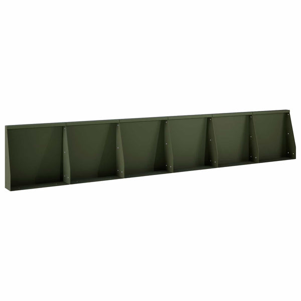 Pato 6 kpl 40 x 12 x 40 cm Teräs Oliivinvihreä