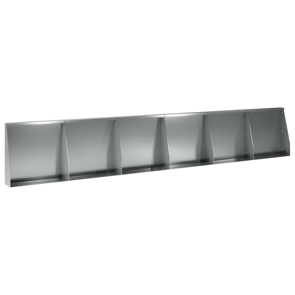 Pato 6 kpl 40 x 12 x 40 cm Galvanoitu teräs Hopea